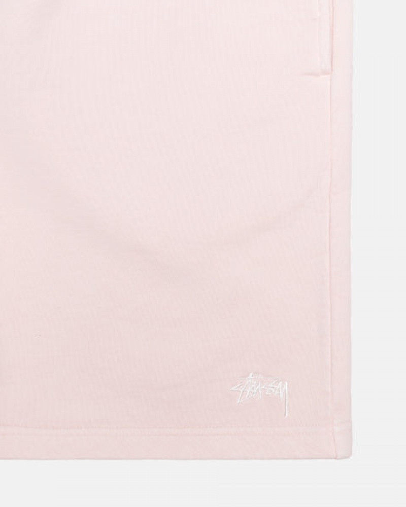 Stussy Overdyed Stock Logo Short Moški Kratke Hlače Roza Slovenija | XOM-4783