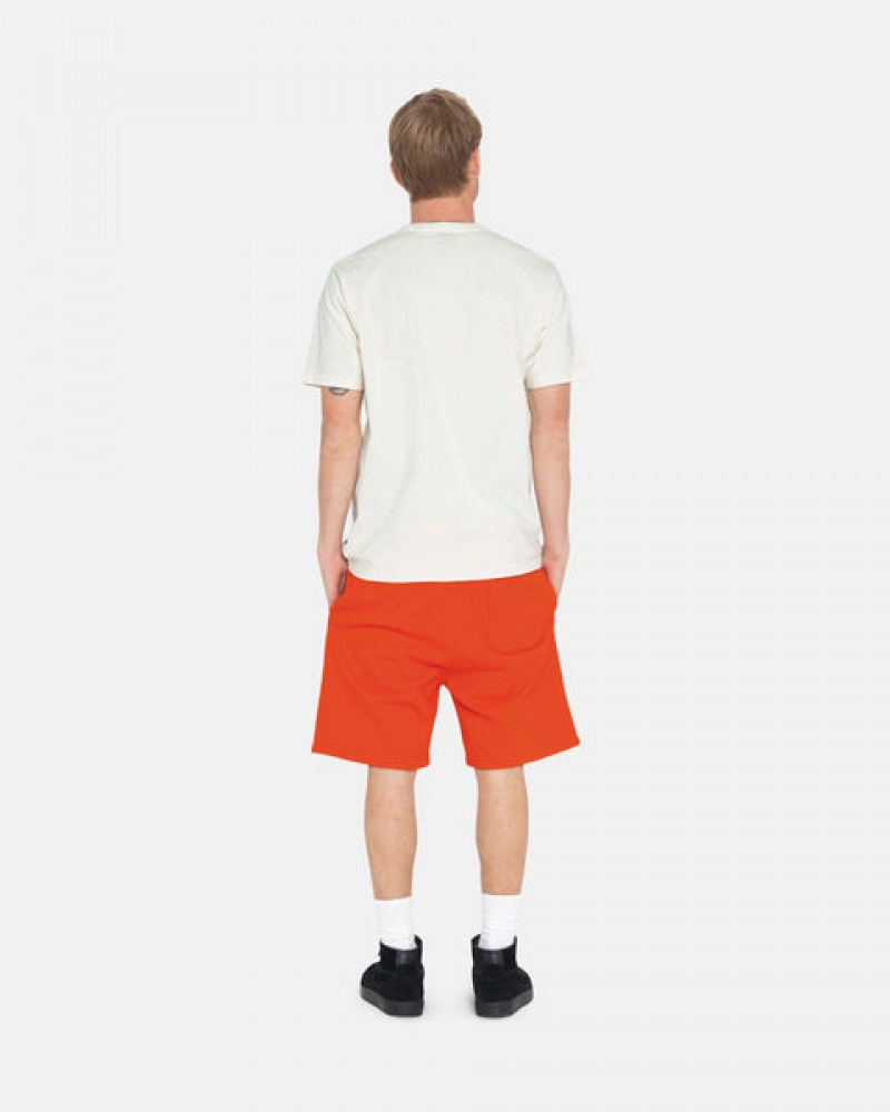 Stussy Overdyed Stock Logo Short Moški Puloverji Oranžne Slovenija | VUI-9932