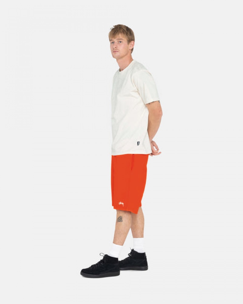 Stussy Overdyed Stock Logo Short Ženski Puloverji Oranžne Slovenija | BZI-5933