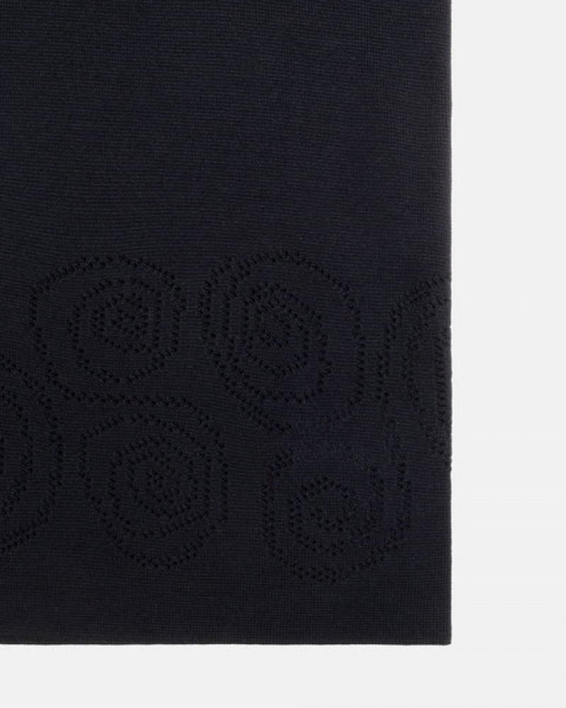 Stussy Perforated Swirl Knit Shirt Moški Srajce Črne Slovenija | OKO-2978