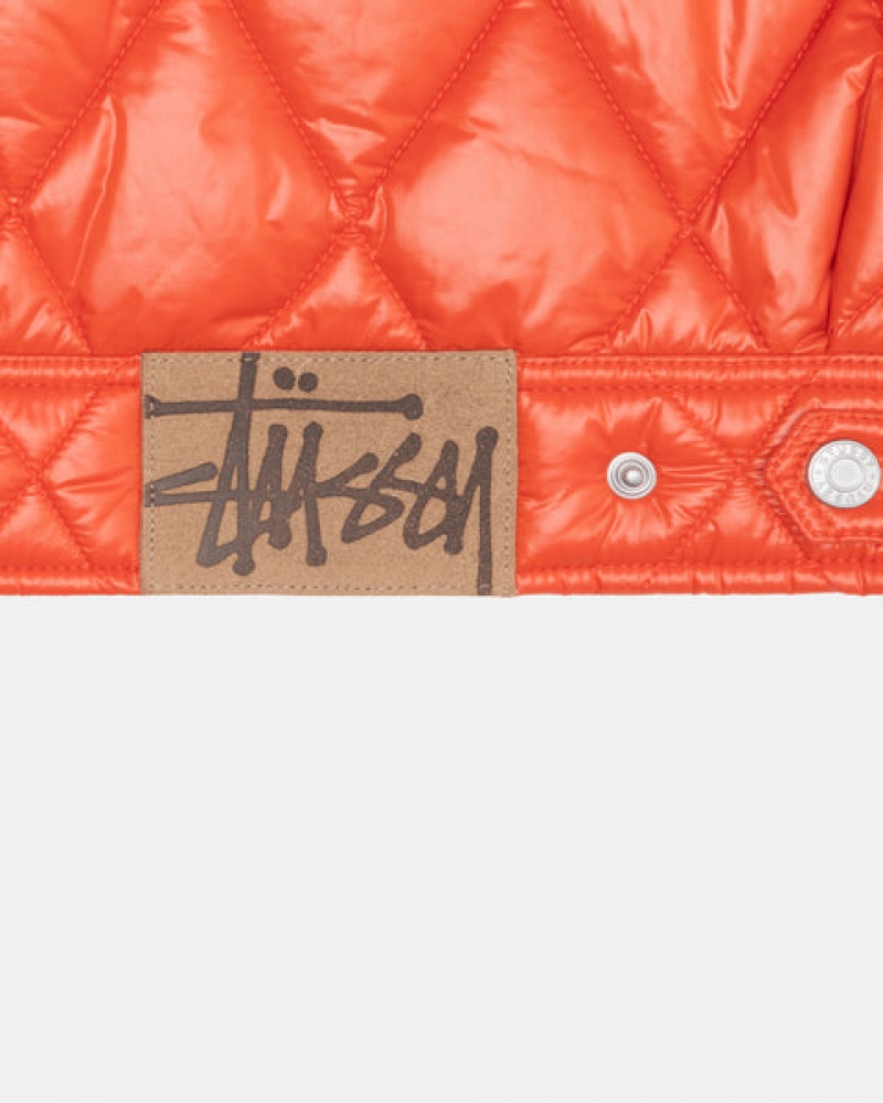 Stussy Ranch Jacket Prešite Najlon Ženski Jakne Rdeče Slovenija | SQI-1986