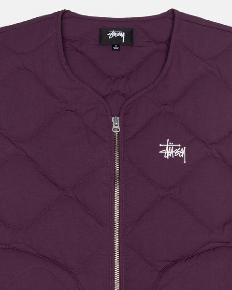 Stussy Recycled Najlon Liner Vest Moški Telovnik Fuksije Slovenija | JLU-8939