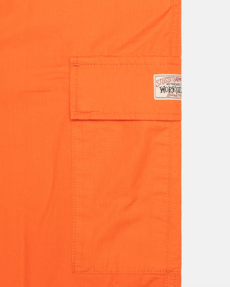 Stussy Ripstop Cargo Beach Pant Moški Hlače Oranžne Slovenija | UXD-9476