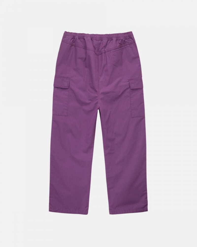 Stussy Ripstop Cargo Beach Pant Moški Hlače Vijolične Slovenija | BLX-6842