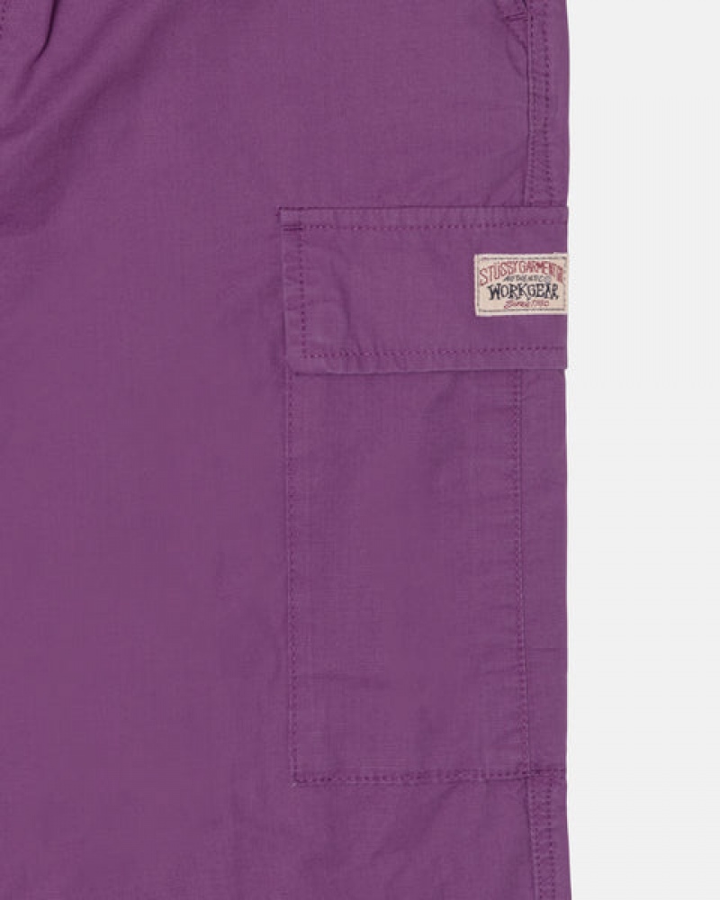 Stussy Ripstop Cargo Beach Pant Moški Hlače Vijolične Slovenija | BLX-6842