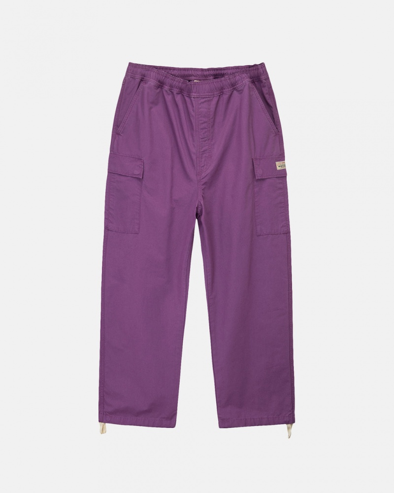 Stussy Ripstop Cargo Beach Pant Moški Hlače Vijolične Slovenija | BLX-6842