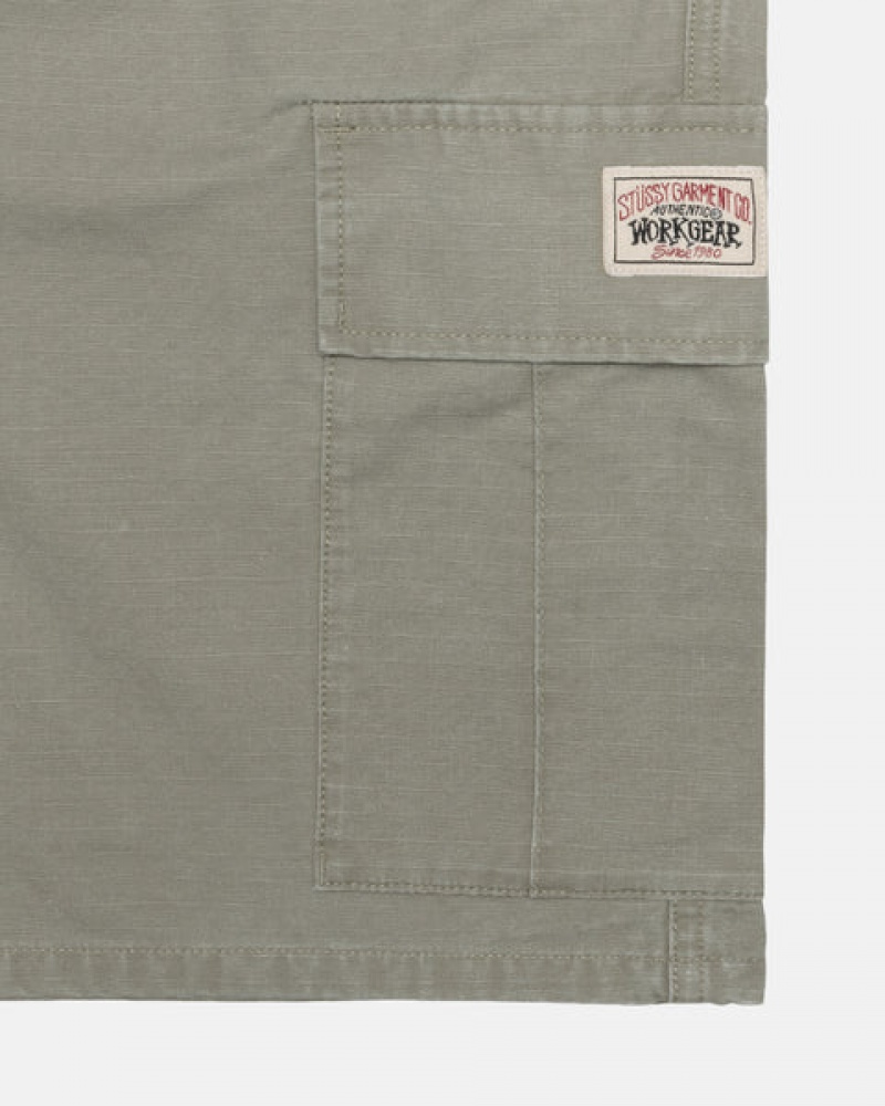 Stussy Ripstop Cargo Beach Short Moški Kratke Hlače Olivno Zelene Slovenija | IUR-5283