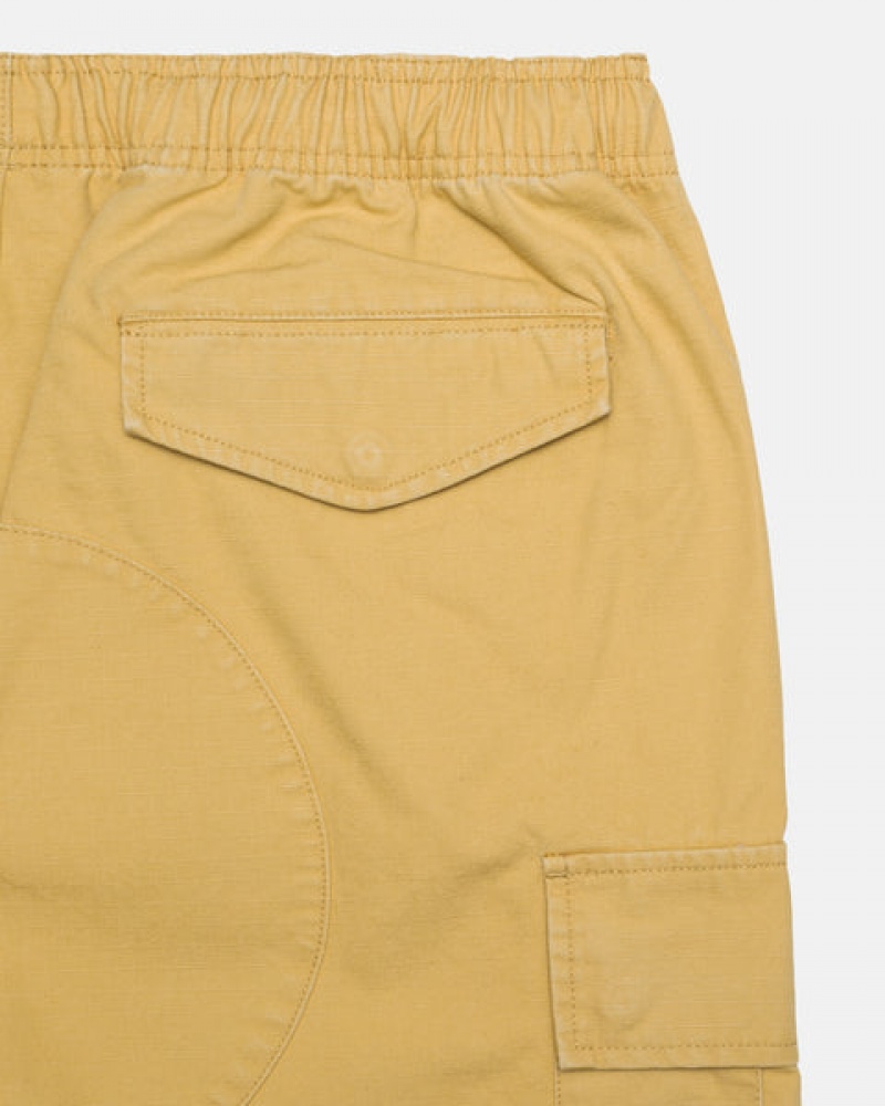 Stussy Ripstop Cargo Beach Short Moški Kratke Hlače Rumene Slovenija | HIR-6841