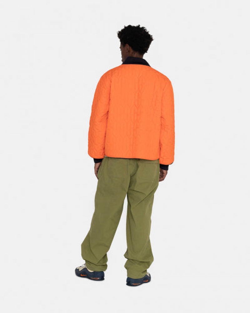 Stussy S Prešite Liner Jacket Moški Jakne Oranžne Slovenija | BDT-4796