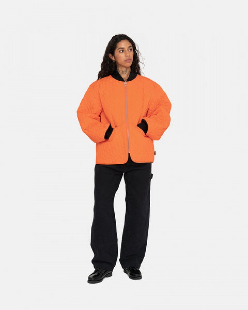 Stussy S Prešite Liner Jacket Moški Jakne Oranžne Slovenija | BDT-4796