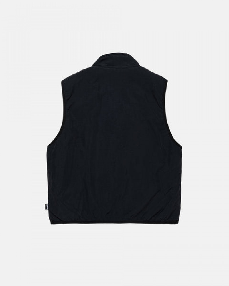 Stussy Sherpa Reversible Vest Moški Telovnik Črne Slovenija | KRY-6347