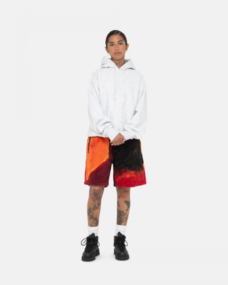 Stussy Sherpa Short Moški Kratke Hlače Črne Rdeče Slovenija | VZU-6277