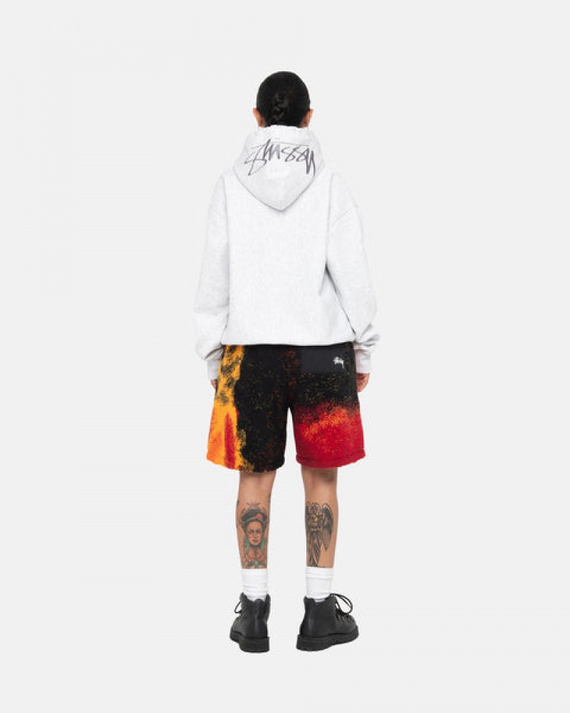 Stussy Sherpa Short Moški Kratke Hlače Črne Rdeče Slovenija | VZU-6277