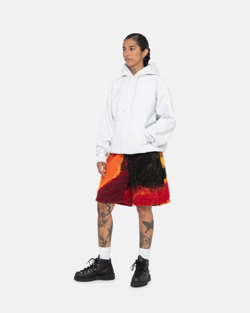 Stussy Sherpa Short Moški Kratke Hlače Črne Rdeče Slovenija | VZU-6277