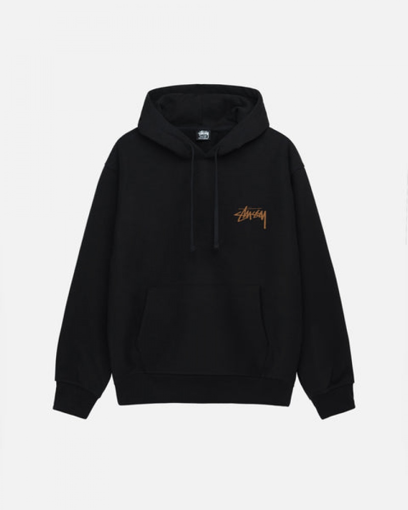 Stussy Skate Tough Hoodie Moški Pulover s Kapuco Črne Slovenija | XUW-4620