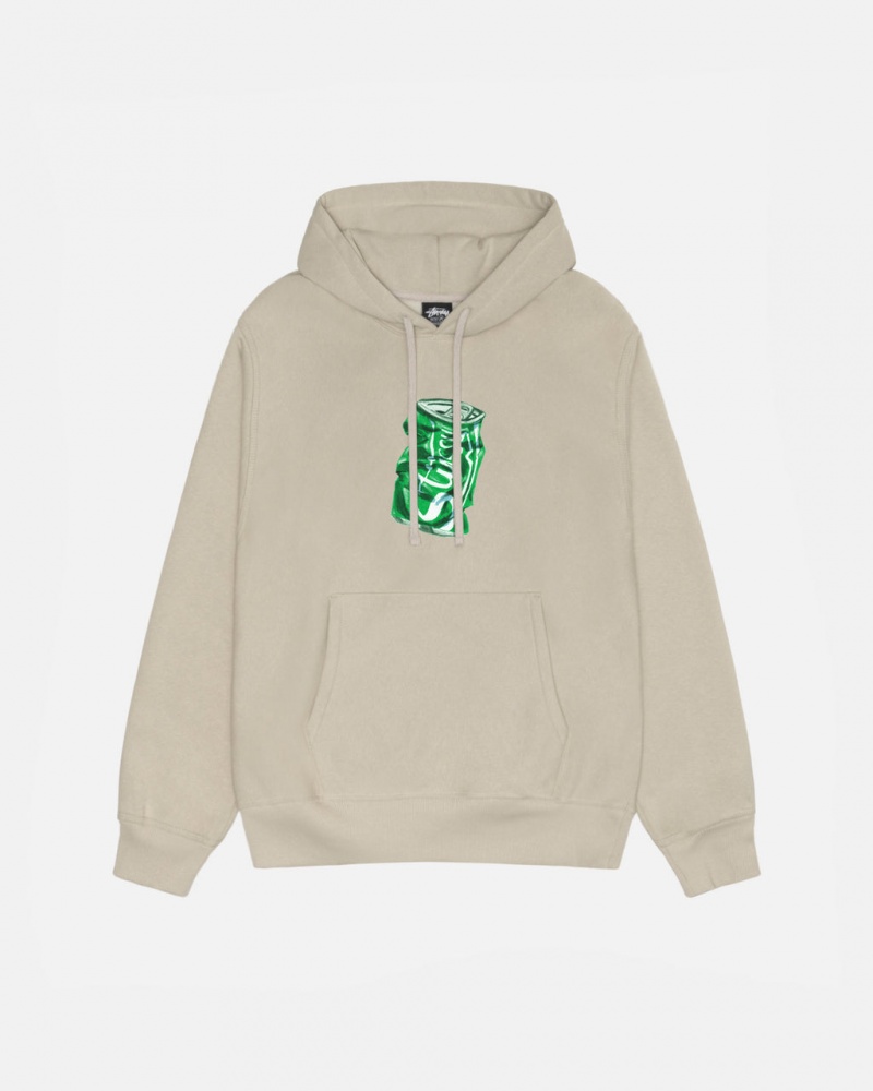 Stussy Soda Can Hoodie Moški Pulover s Kapuco Kaki Slovenija | PPC-9240