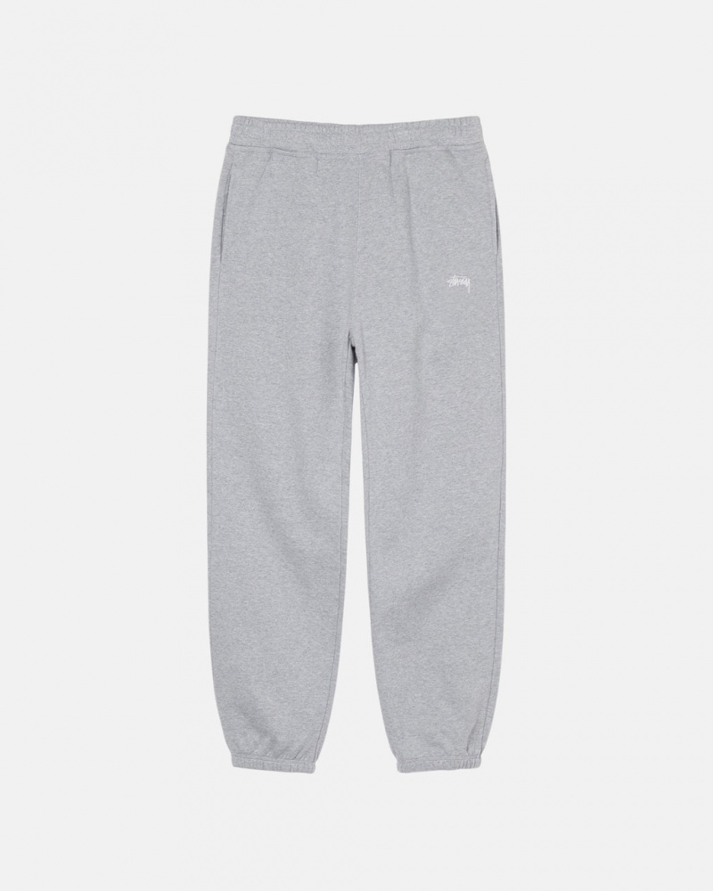 Stussy Stock Logo Sweatpant Ženski Trenirke Sive Slovenija | GWM-0525