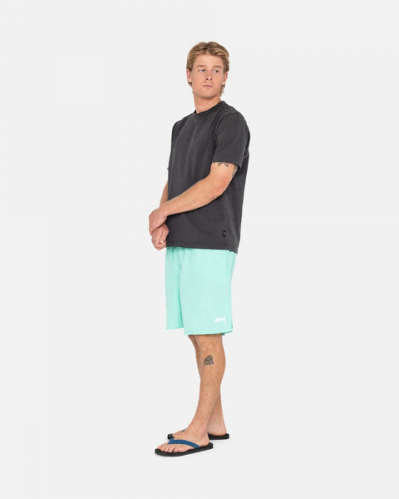 Stussy Stock Water Short Moški Kopalke Svetlo Turkizna Slovenija | GJV-7538