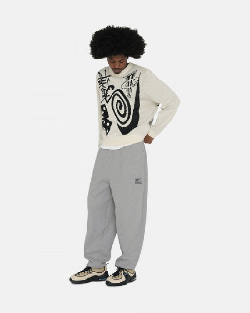 Stussy Fleece Pant Moški Trenirke Temno Sive Slovenija | IYW-9543