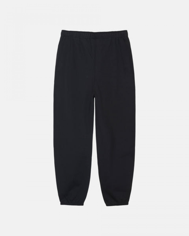 Stussy Stone Wash Fleece Pant Moški Trenirke Črne Slovenija | FNB-0971