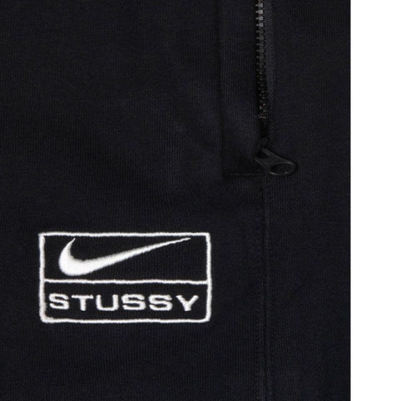 Stussy Stone Wash Fleece Pant Moški Trenirke Črne Slovenija | FNB-0971