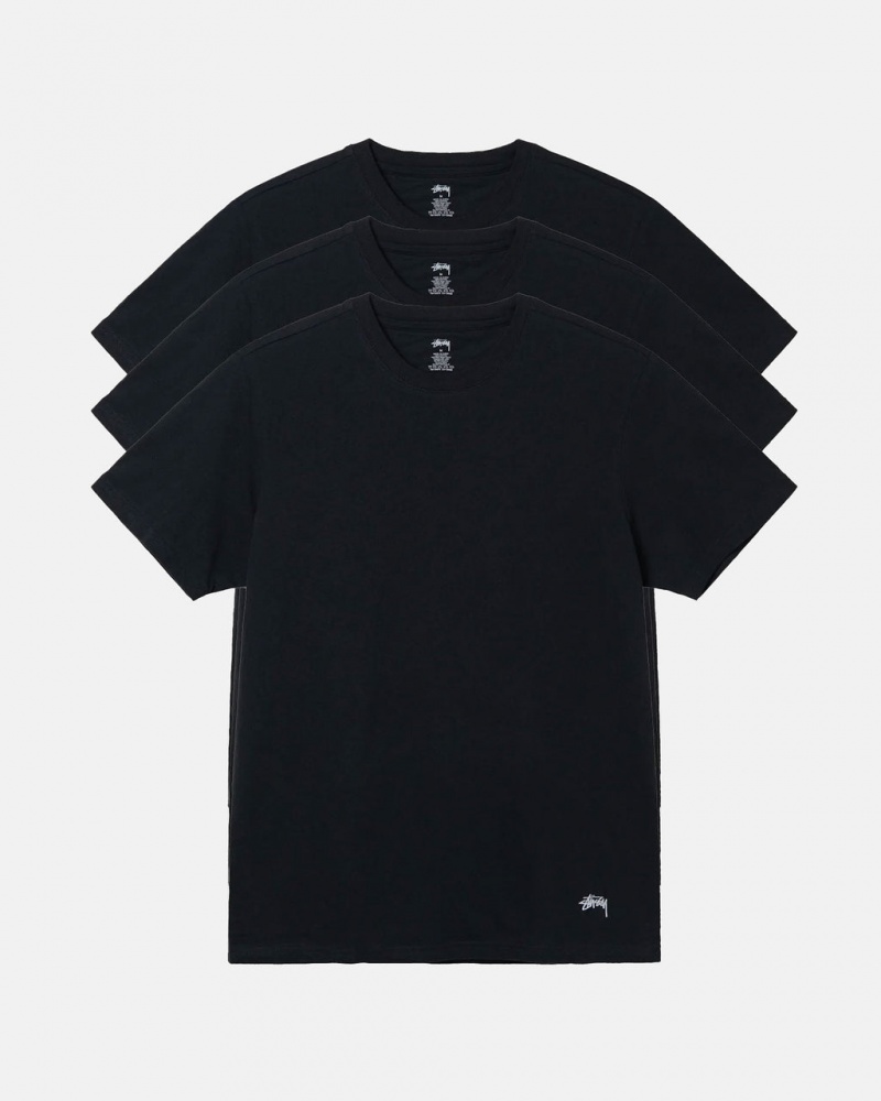 Stussy Stussy Undershirt Moški Srajce Črne Slovenija | JPG-8666