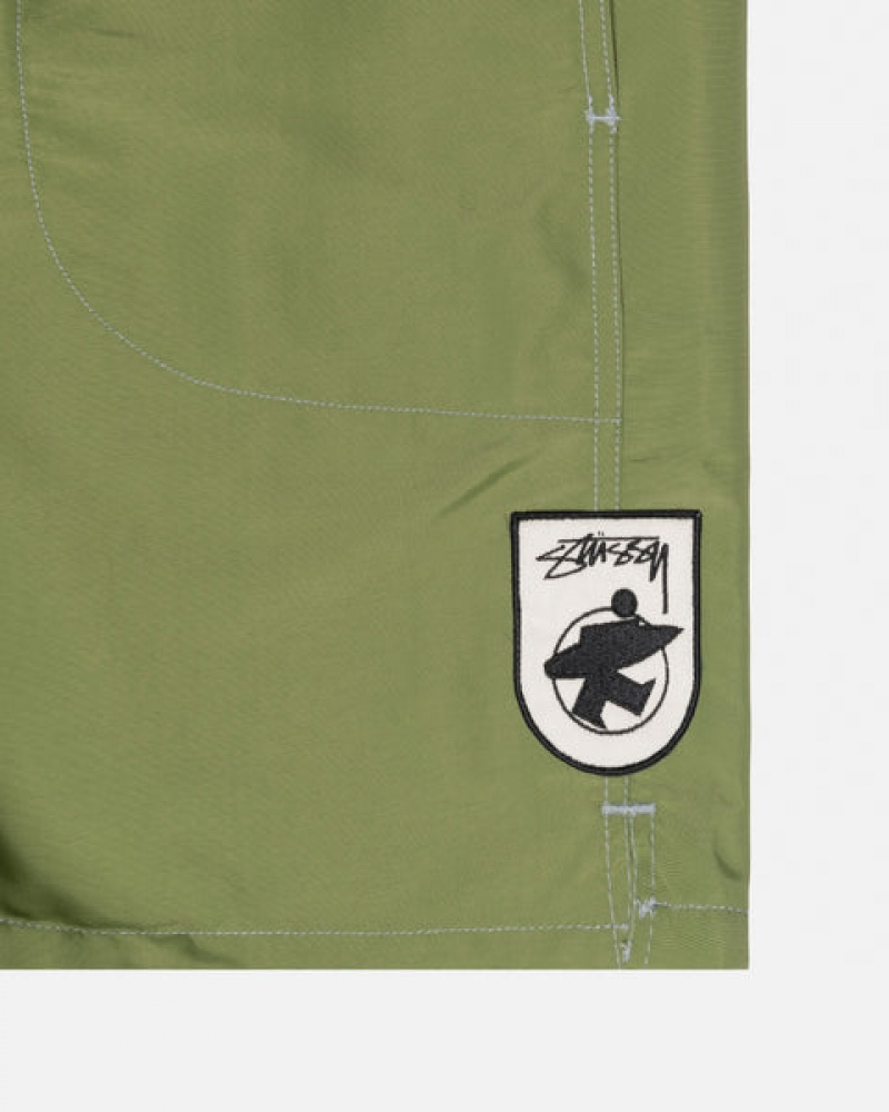 Stussy Surfman Patch Water Short Moški Kopalke Zelene Slovenija | HBH-7632