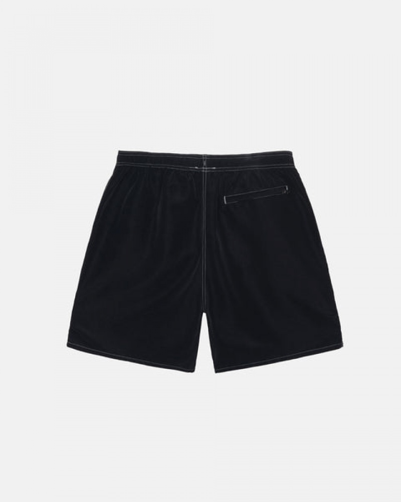 Stussy Surfman Patch Water Short Ženski Kopalke Črne Slovenija | JSG-8934