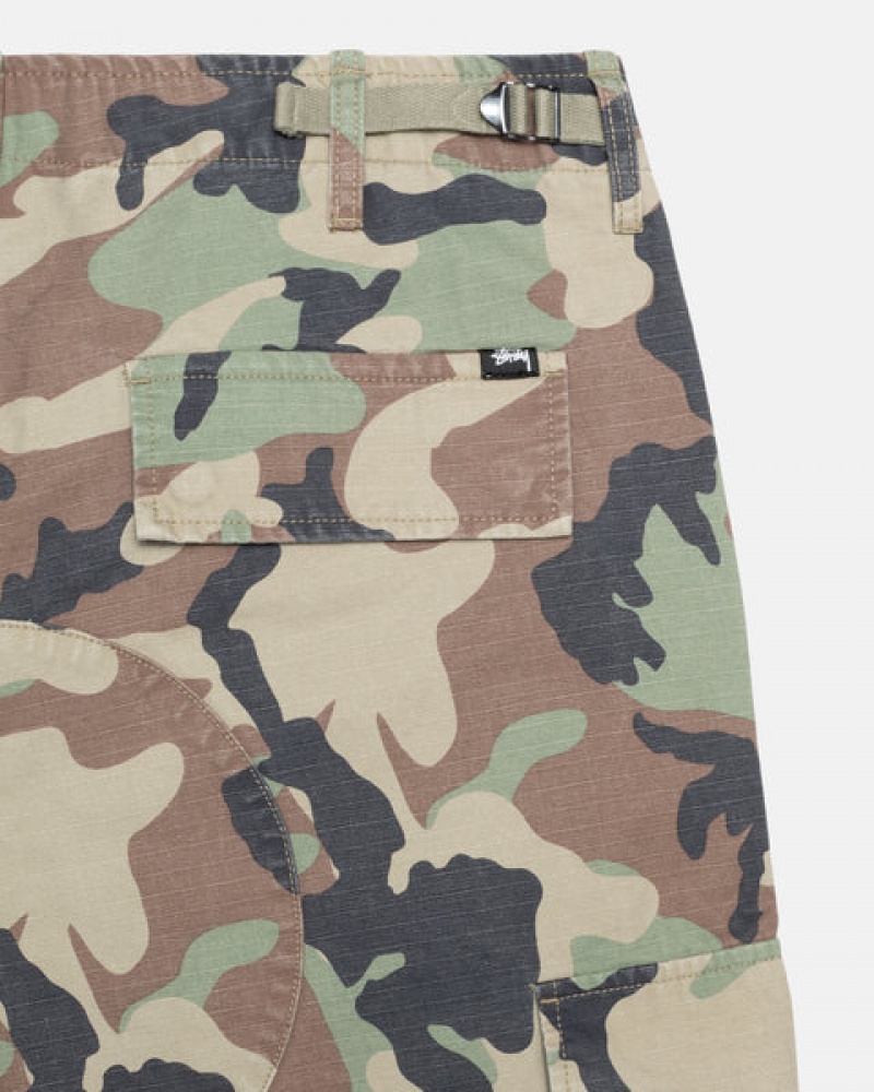 Stussy Surplus Cargo Ripstop Moški Hlače Maskirni Vzorec Slovenija | GDR-8231