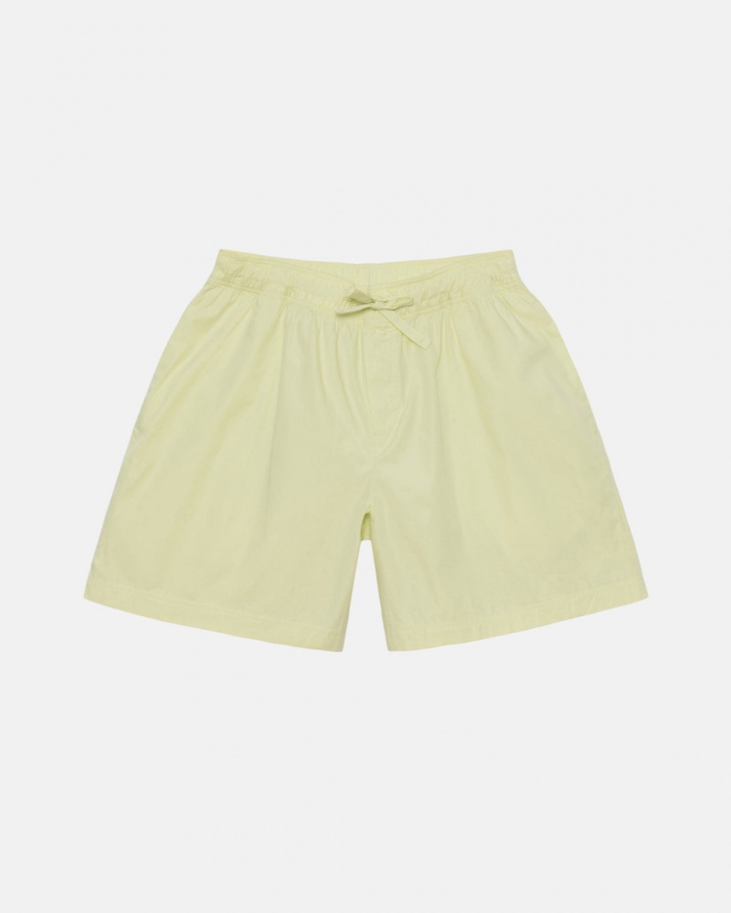 Stussy Tekla Poplin Pyjama Shorts Moški Kratke Hlače Svetlo Zelene Slovenija | VTL-3913