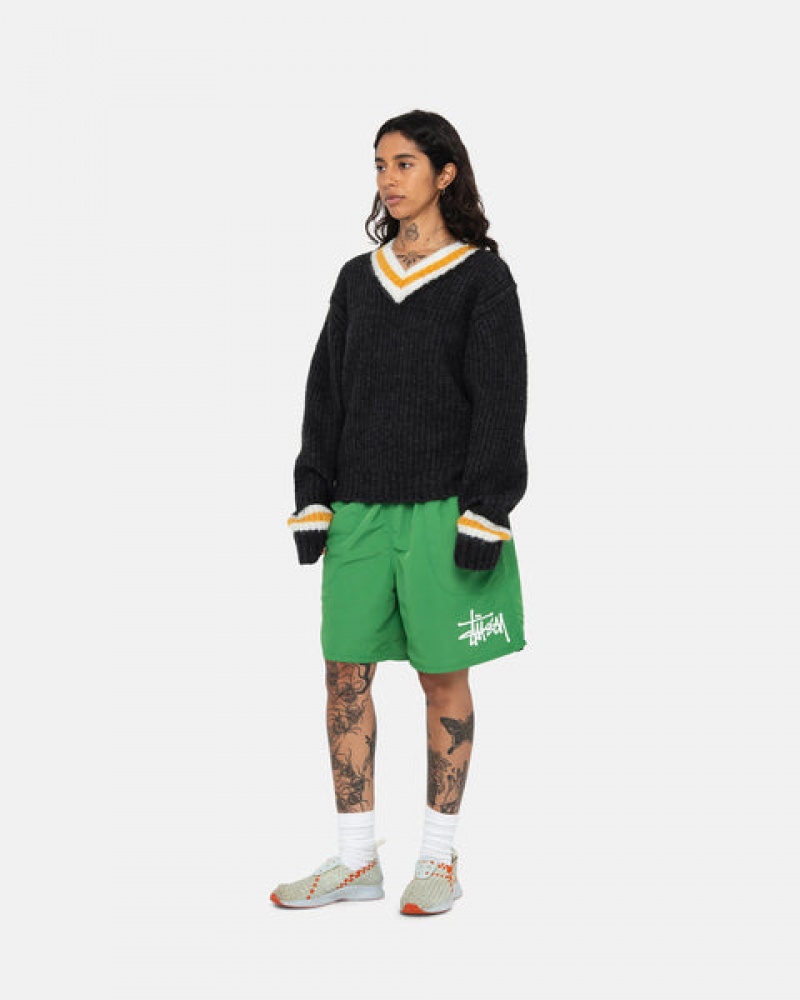 Stussy Water Short Big Basic Moški Kratke Hlače Zelene Slovenija | KPY-3950