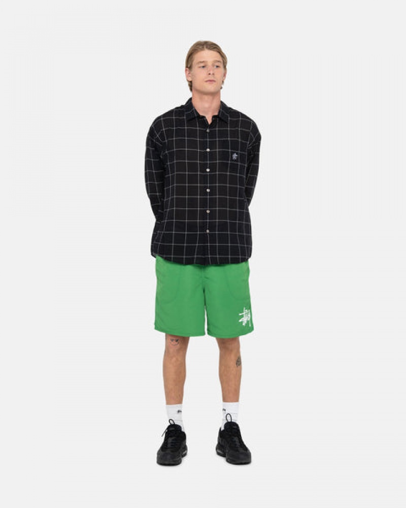 Stussy Water Short Big Basic Moški Kratke Hlače Zelene Slovenija | KPY-3950