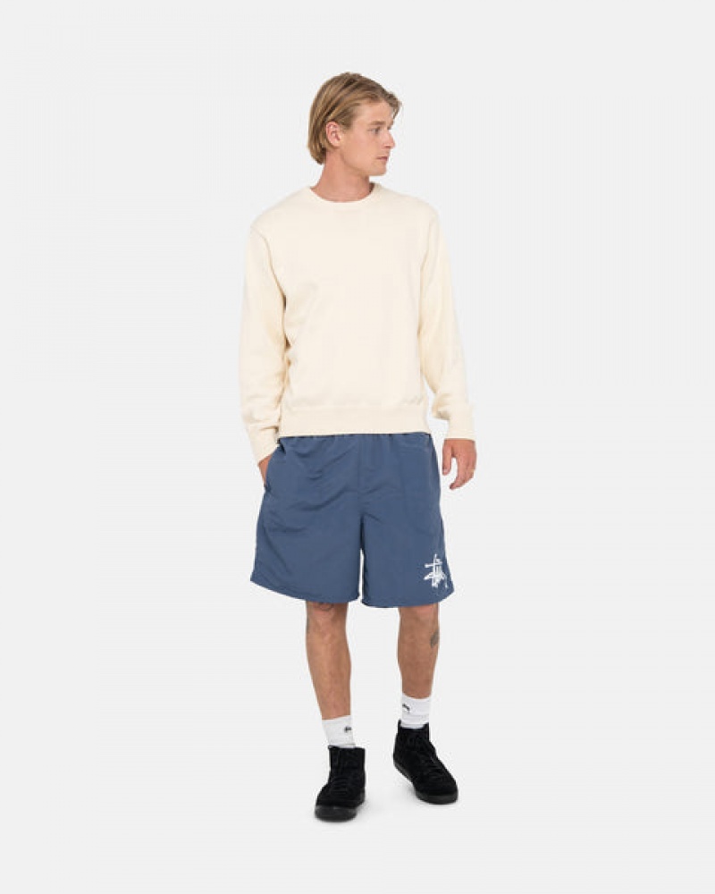 Stussy Water Short Big Basic Moški Kratke Hlače Temno Modre Slovenija | FPI-5606