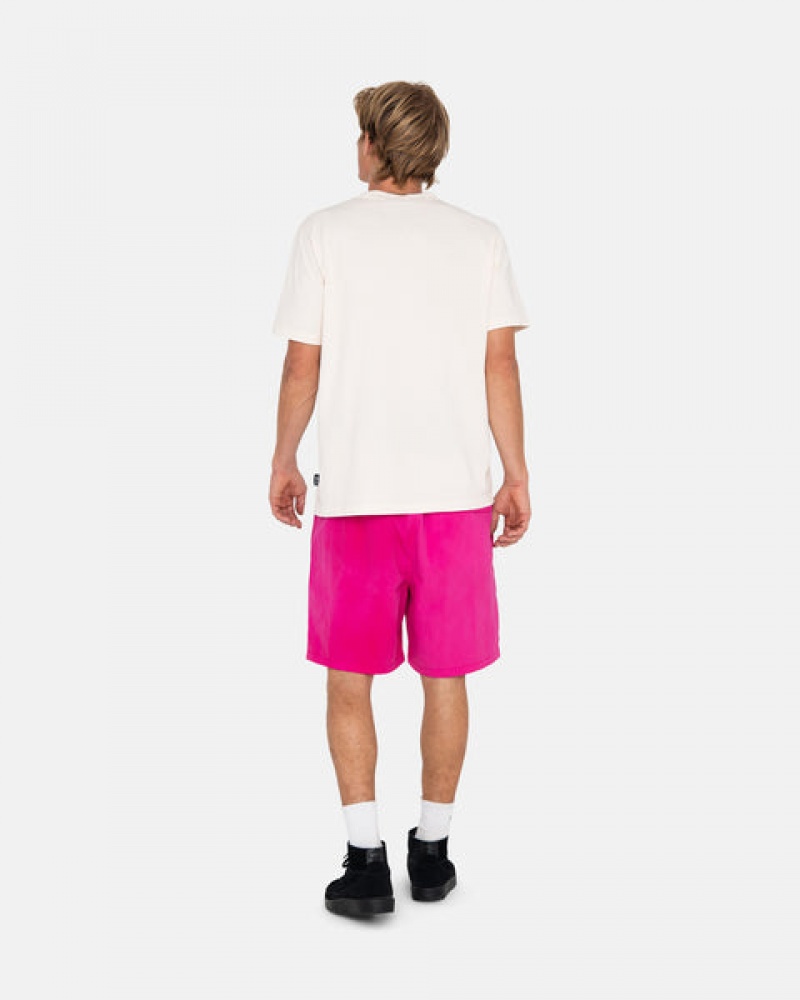 Stussy Wave Dye Najlon Short Moški Kratke Hlače Fuksije Slovenija | MGW-6440