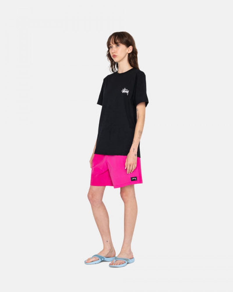 Stussy Wave Dye Najlon Short Moški Kratke Hlače Fuksije Slovenija | MGW-6440