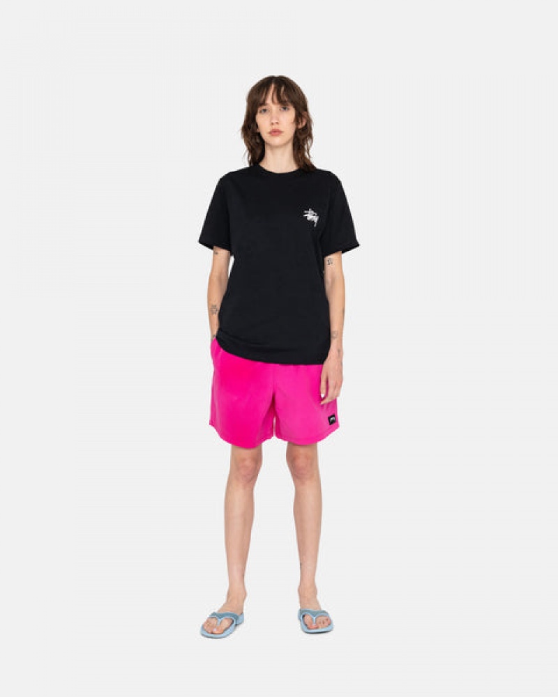 Stussy Wave Dye Najlon Short Moški Kratke Hlače Fuksije Slovenija | MGW-6440