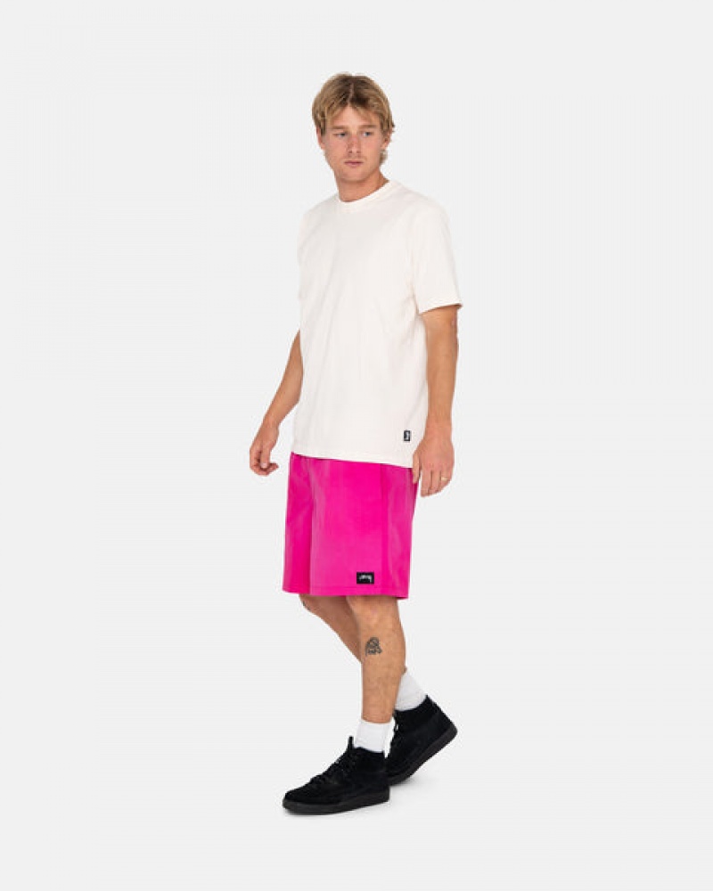 Stussy Wave Dye Najlon Short Moški Kratke Hlače Fuksije Slovenija | MGW-6440