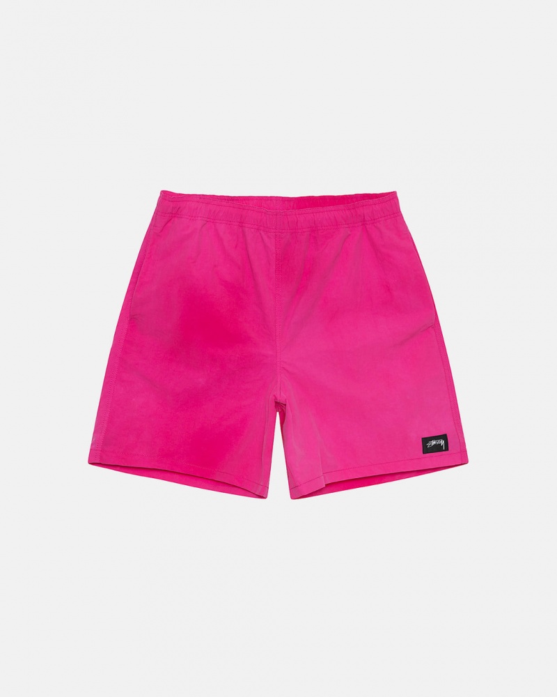 Stussy Wave Dye Najlon Short Moški Kratke Hlače Fuksije Slovenija | MGW-6440