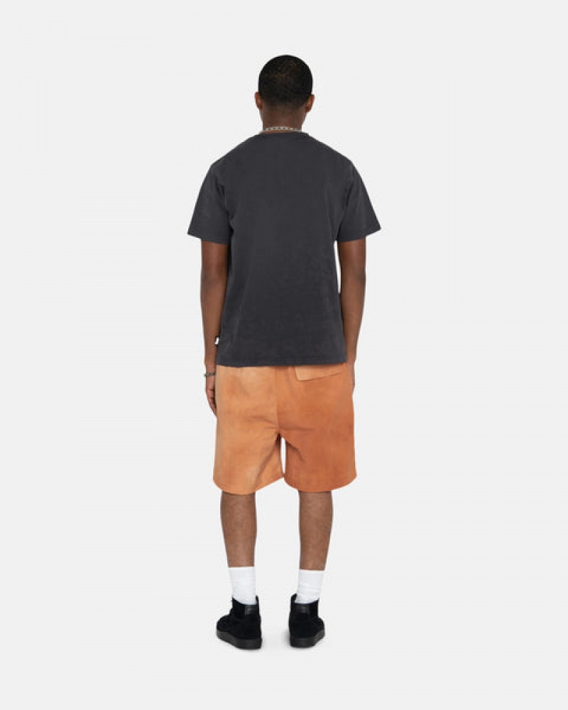 Stussy Wave Dye Najlon Short Moški Kratke Hlače Oranžne Slovenija | OHI-1253