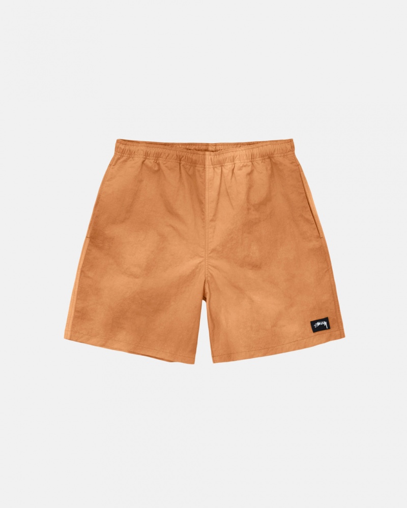 Stussy Wave Dye Najlon Short Moški Kratke Hlače Oranžne Slovenija | OHI-1253