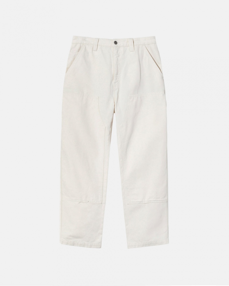 Stussy Work Pant Canvas Moški Hlače Bež Slovenija | YML-1820