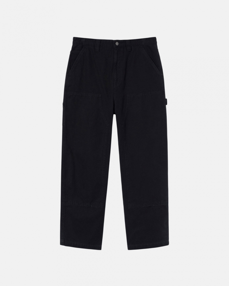 Stussy Work Pant Canvas Moški Hlače Črne Slovenija | RSU-5368